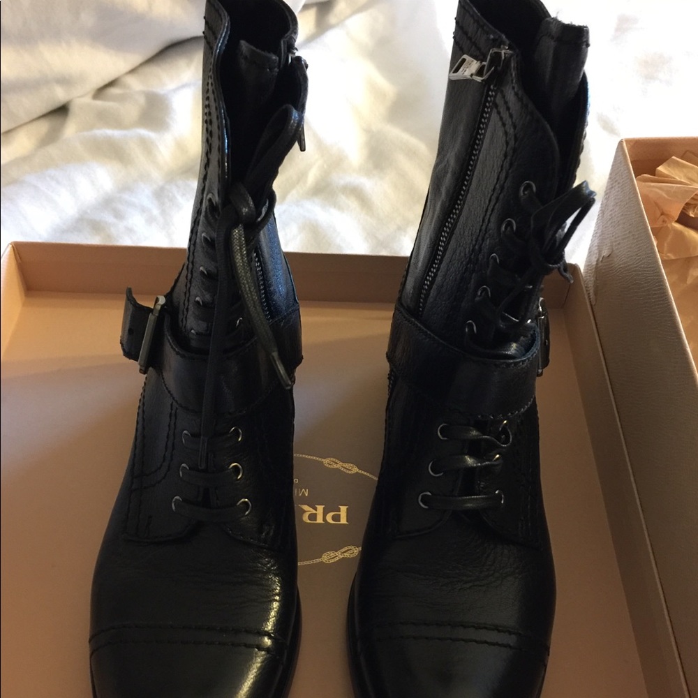 Prada Combat Boots